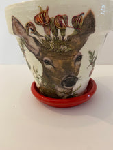 Load image into Gallery viewer, Decoupage Plant Pot
