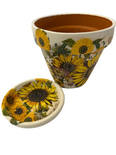 Load image into Gallery viewer, Decoupage Plant Pot
