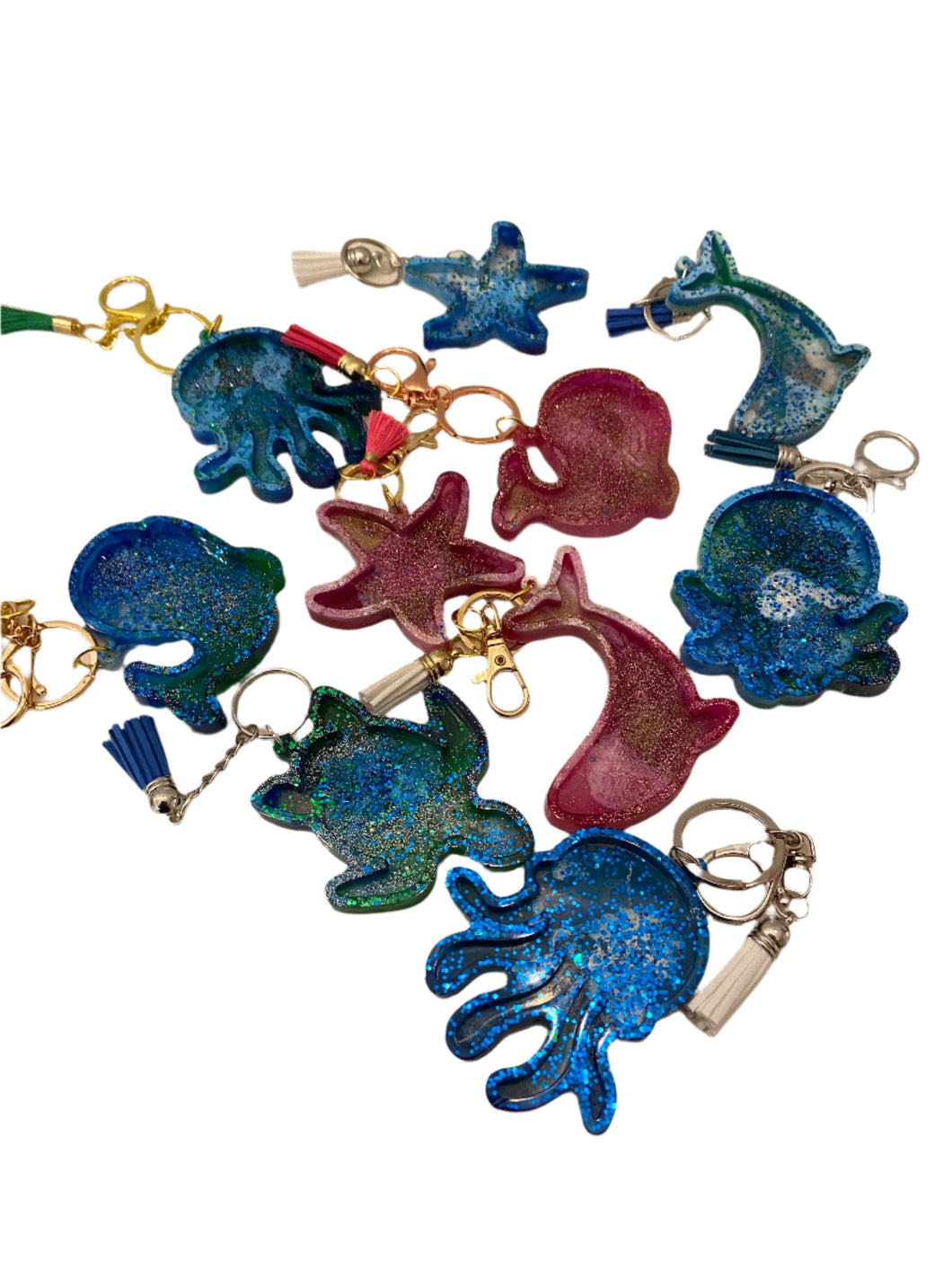Resin Key Rings