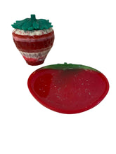 Load image into Gallery viewer, Strawberry Dish &amp; Container

