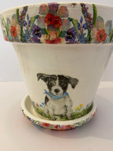 Load image into Gallery viewer, Decoupage Plant Pot
