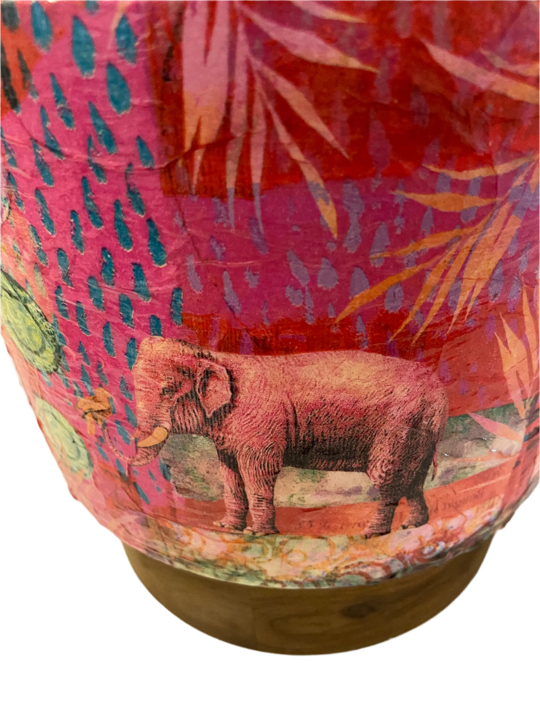 Decoupage Plant Pot