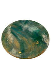 Load image into Gallery viewer, Resin &amp; Bamboo Lazy Susan

