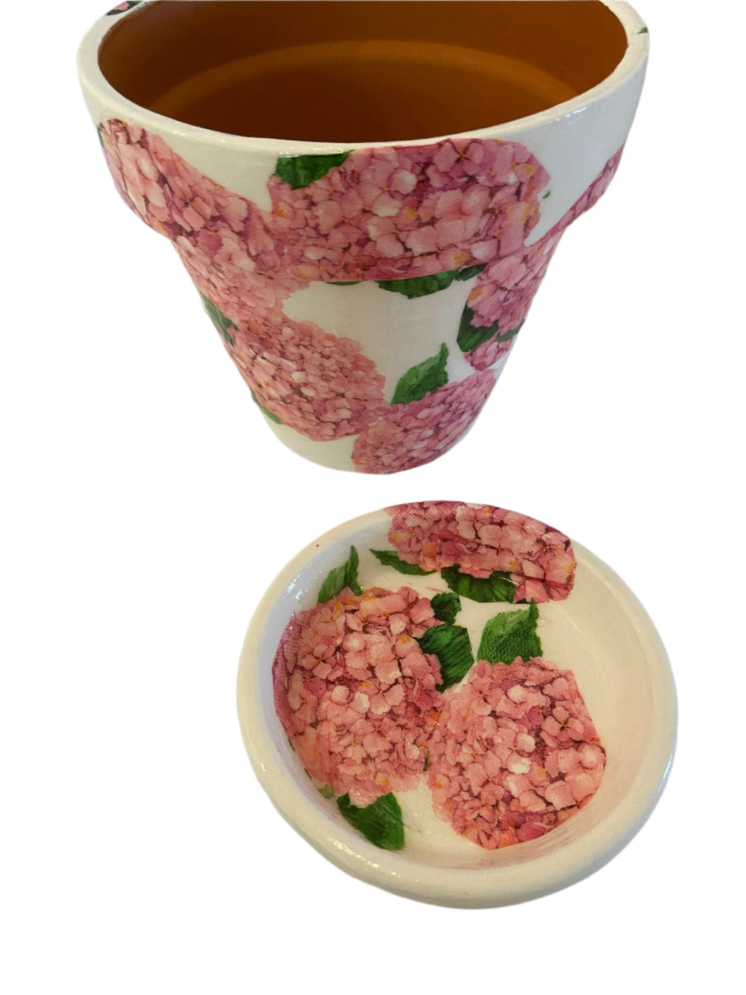 Decoupage Plant Pot