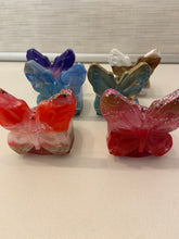 Load image into Gallery viewer, Resin Butterfly Tealight Candle Holders
