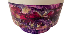 Load image into Gallery viewer, Ceramic &amp; Alcohol Ink Hanging Plant Pot
