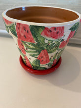 Load image into Gallery viewer, Decoupage Plant Pot
