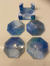 Load image into Gallery viewer, Resin Coasters &amp; Holder
