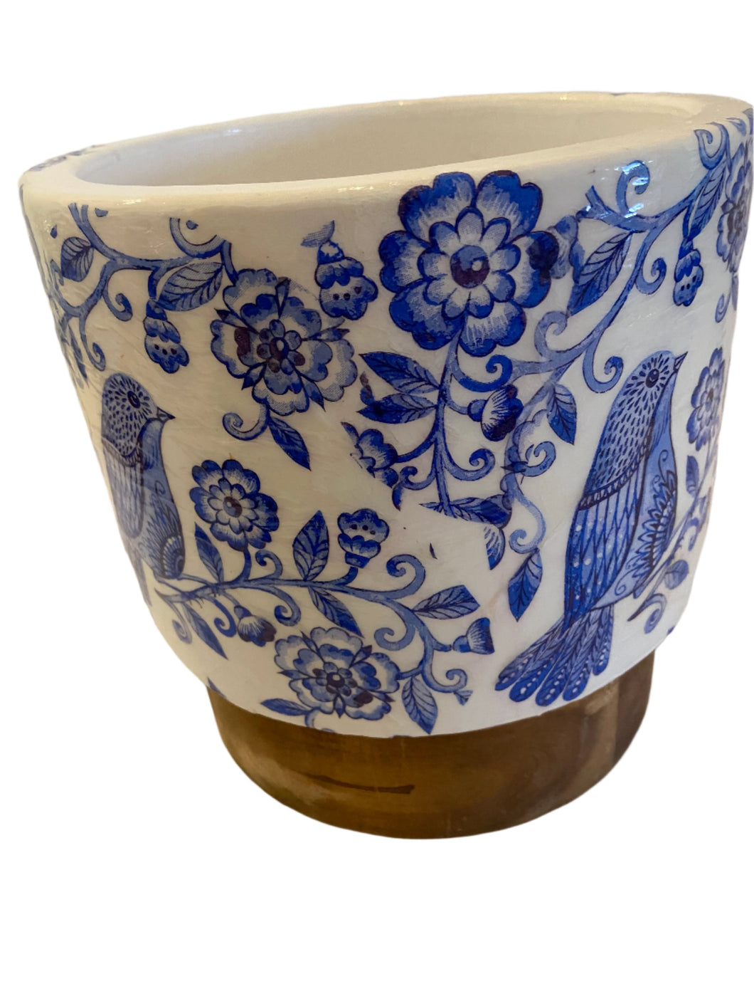 Decoupage Plant Pot