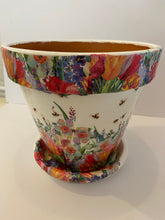 Load image into Gallery viewer, Decoupage Plant Pot
