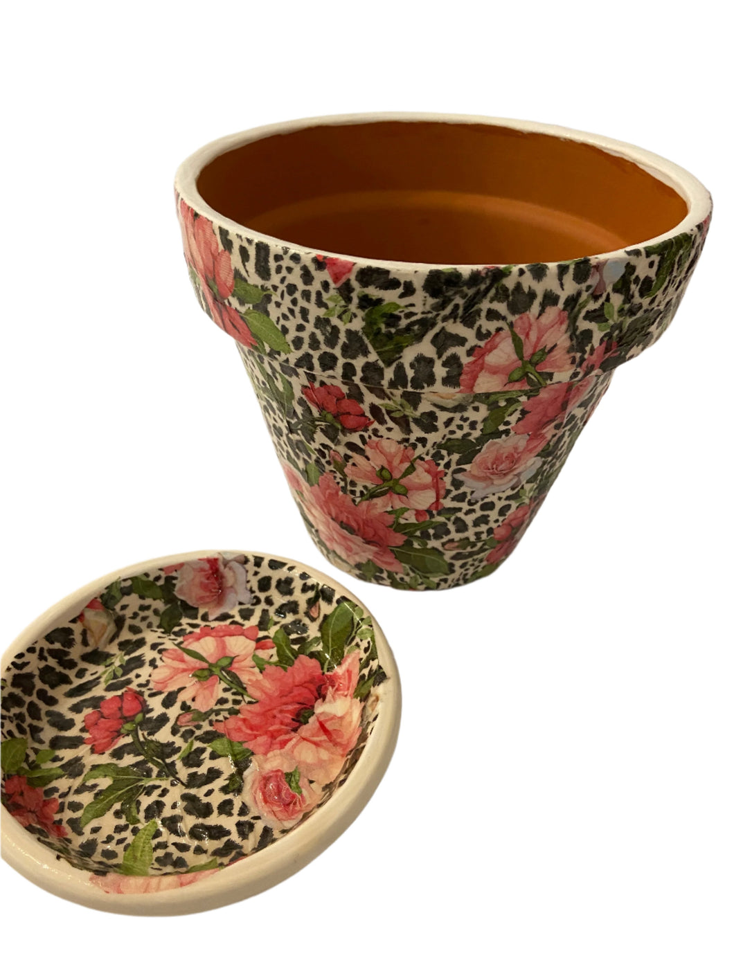 Decoupage Plant Pot