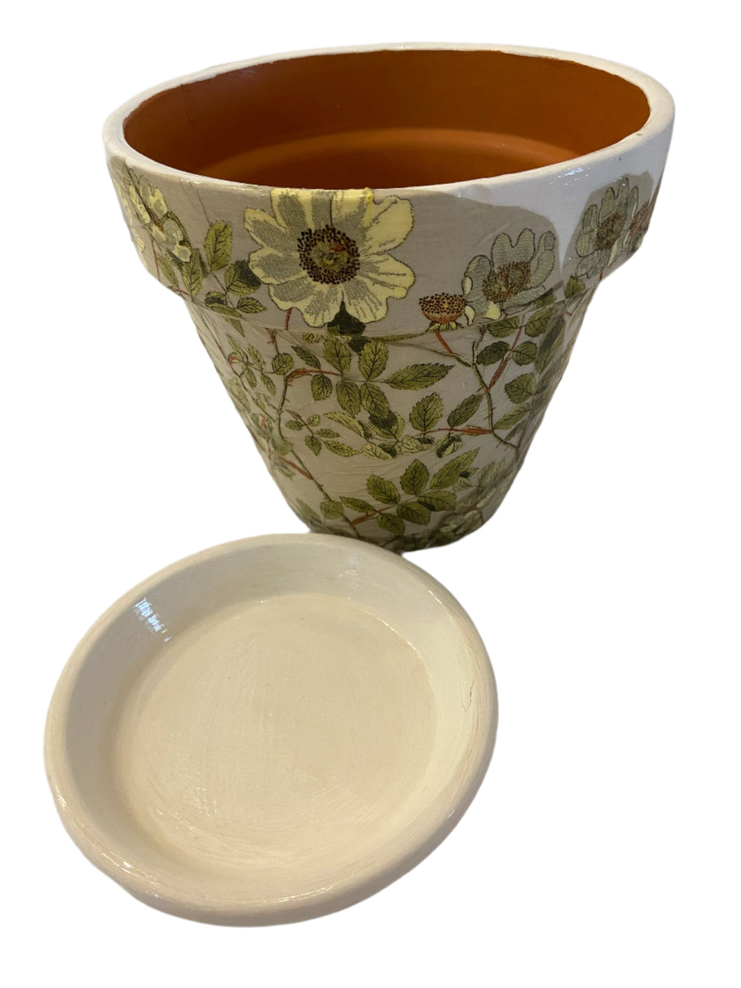 Decoupage Plant Pot