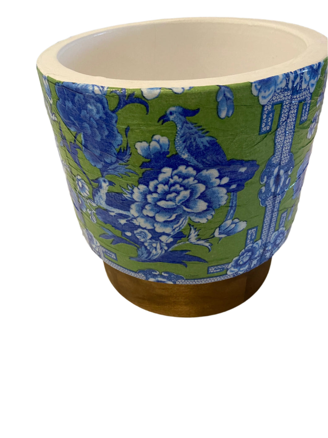 Decoupage Plant Pot