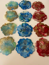 Load image into Gallery viewer, Resin Hibiscus Coasters
