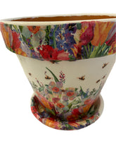 Load image into Gallery viewer, Decoupage Plant Pot
