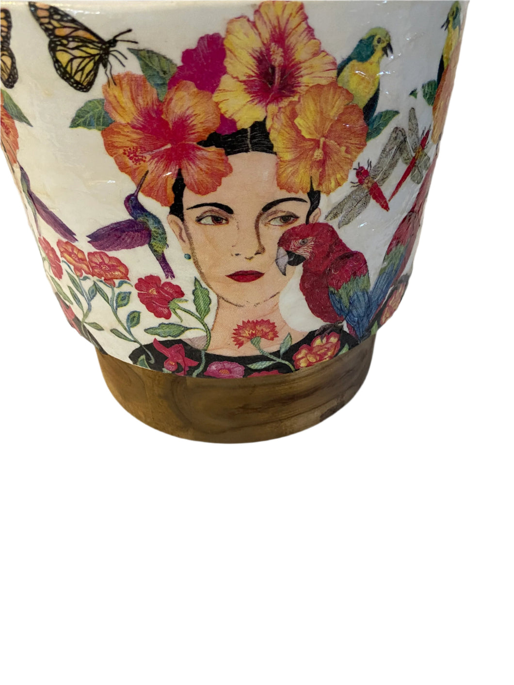 Decoupage Plant Pot