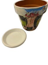 Load image into Gallery viewer, Decoupage Plant Pot
