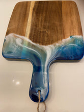 Load image into Gallery viewer, Resin &amp; Acacia Wood Serving Board
