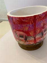 Load image into Gallery viewer, Decoupage Plant Pot
