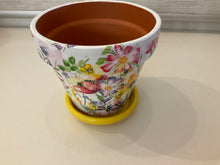 Load image into Gallery viewer, Decoupage Plant Pot
