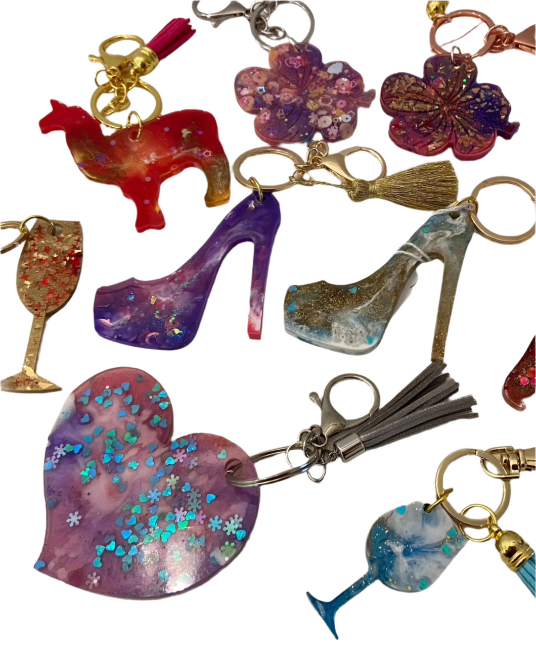 Resin Key Rings