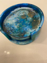 Load image into Gallery viewer, Resin Coasters &amp; Holder
