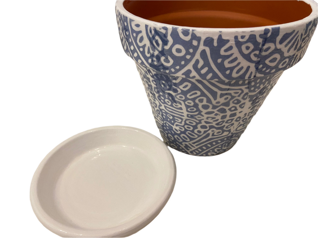 Decoupage Plant Pot