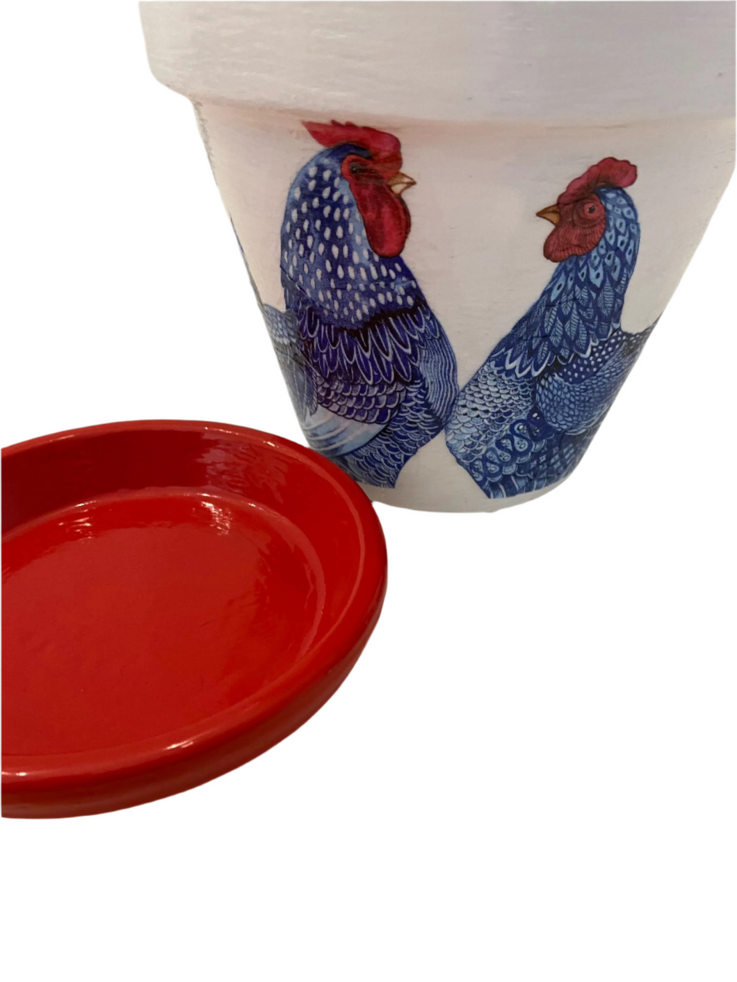 Decoupage Plant Pot