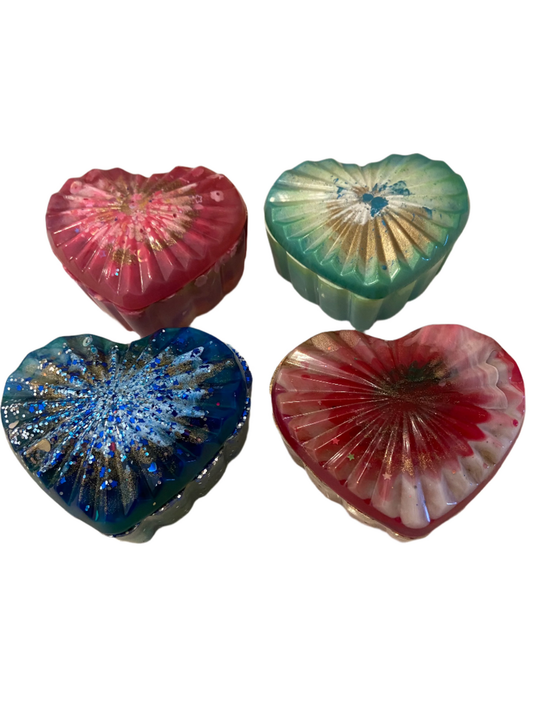 Resin Heart Containers – Jules Nesting & Design