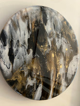 Load image into Gallery viewer, Resin &amp; Bamboo Lazy Susan
