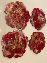 Load image into Gallery viewer, Resin Flower Coasters
