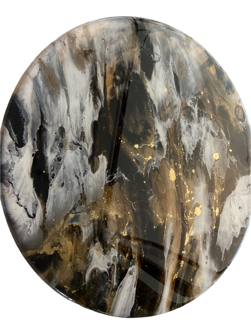 Resin & Bamboo Lazy Susan