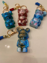 Load image into Gallery viewer, Resin Teddy Bear Key Rings
