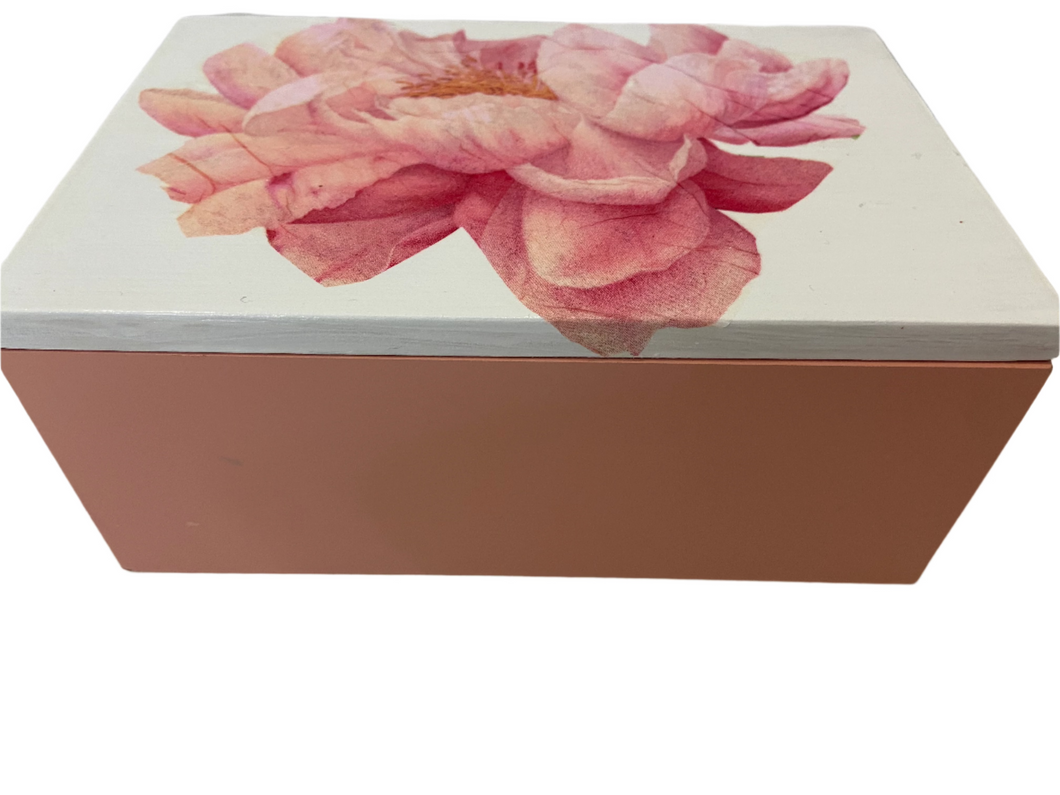 Decoupaged Wooden Box