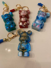Load image into Gallery viewer, Resin Teddy Bear Key Rings
