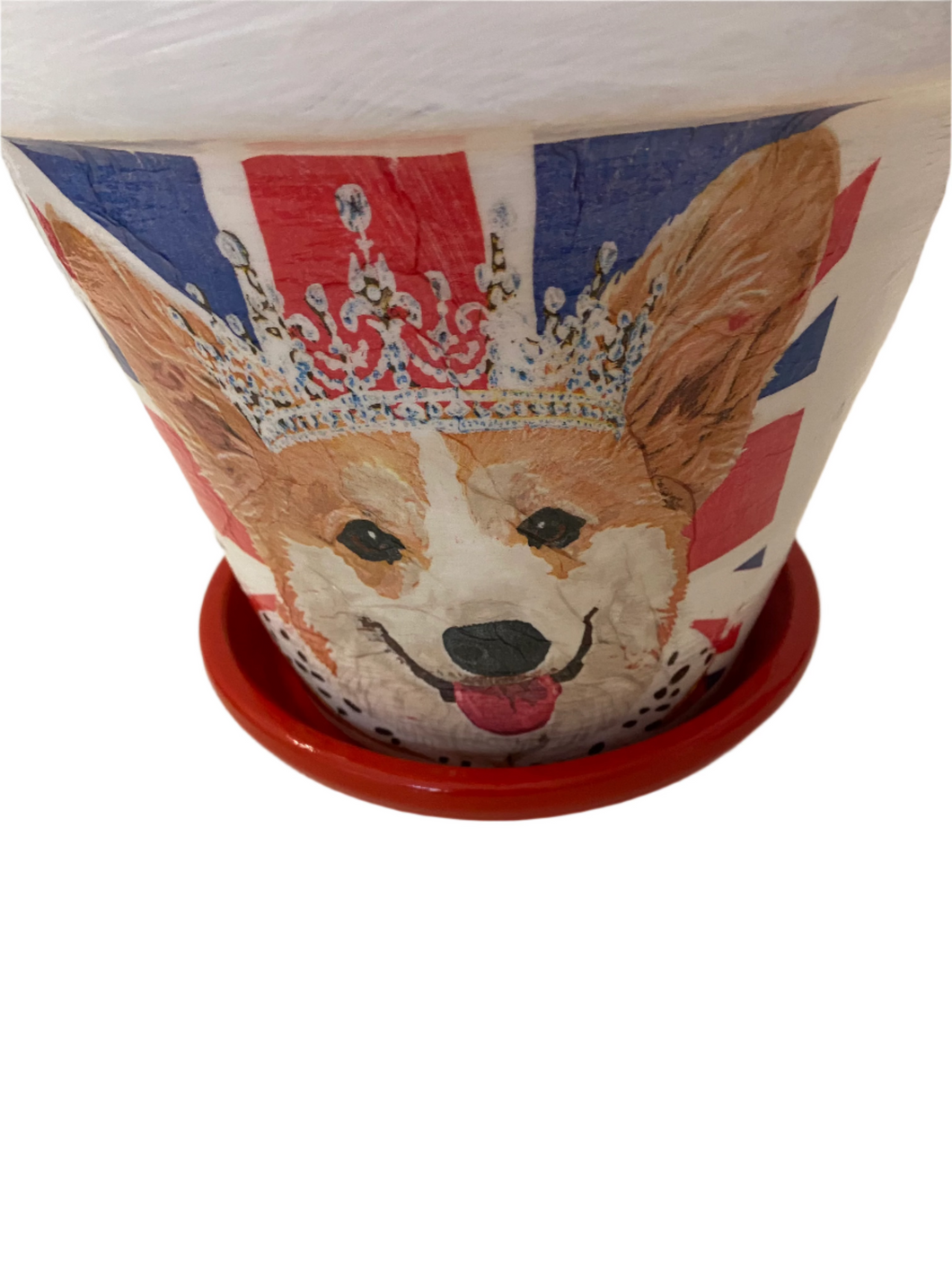 Decoupage Plant Pot