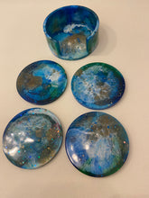 Load image into Gallery viewer, Resin Coasters &amp; Holder
