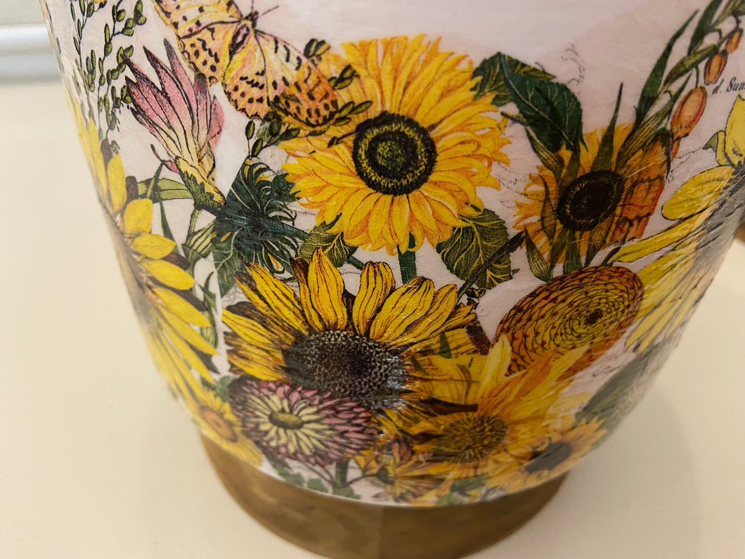 Decoupage Plant Pot