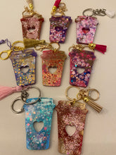 Load image into Gallery viewer, Resin Coffee Cup Key Rings
