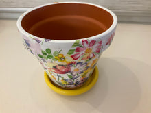 Load image into Gallery viewer, Decoupage Plant Pot
