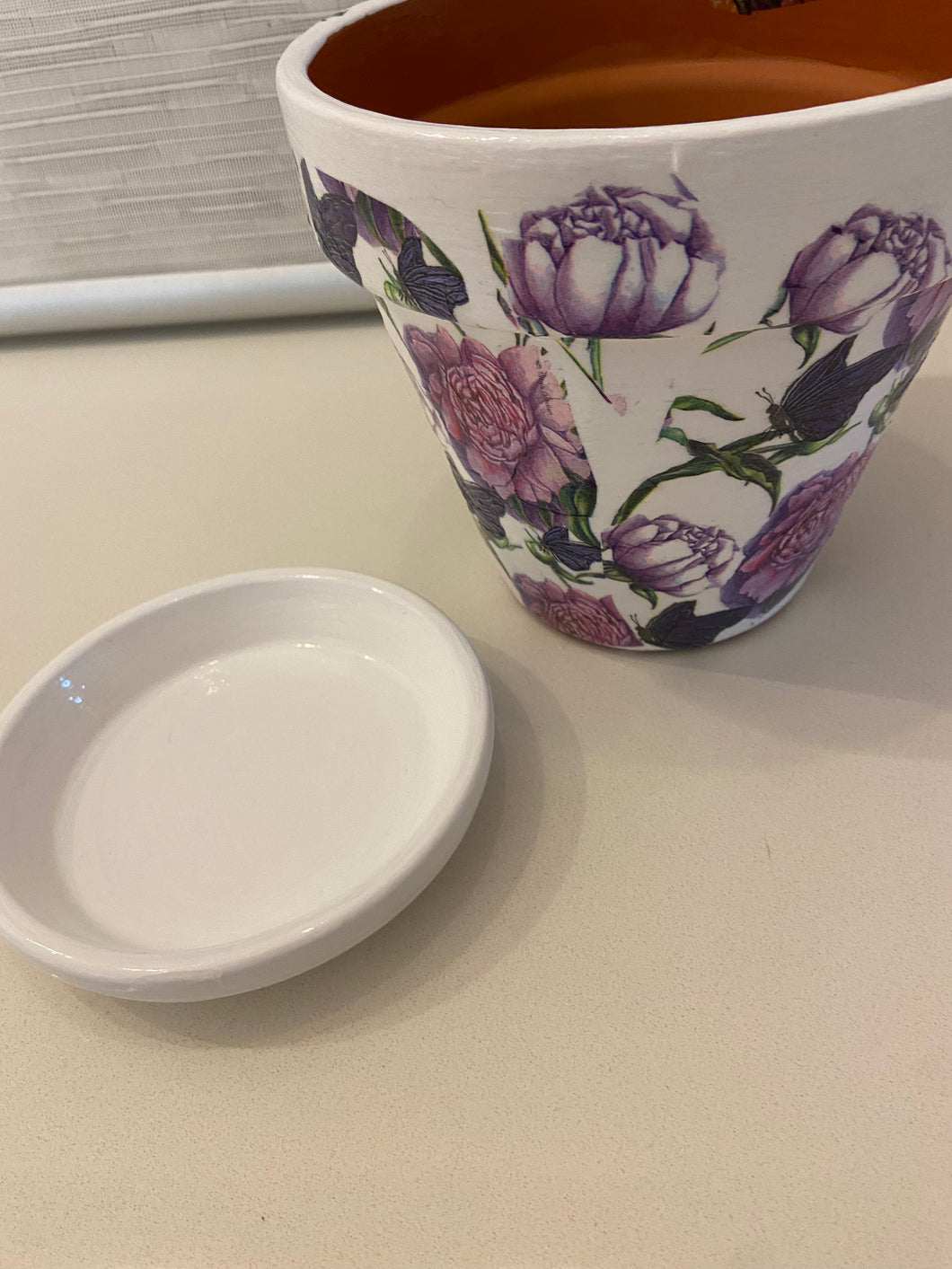 Decoupage Plant Pot