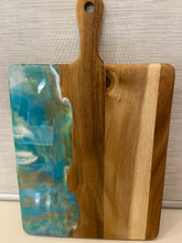 Load image into Gallery viewer, Resin &amp; Wood Serving Board
