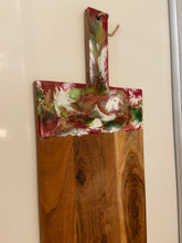 Load image into Gallery viewer, Resin &amp; Acacia Wood Serving Board
