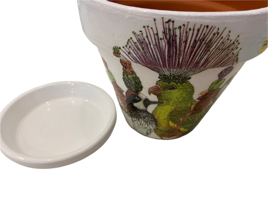 Decoupage Plant Pot