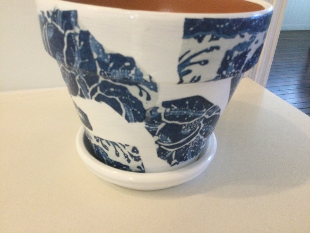 Decoupage Plant Pot