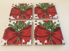 Load image into Gallery viewer, Christmas Ceramic &amp; Decoupage Coasters
