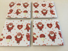 Load image into Gallery viewer, Christmas Ceramic &amp; Decoupage Coasters
