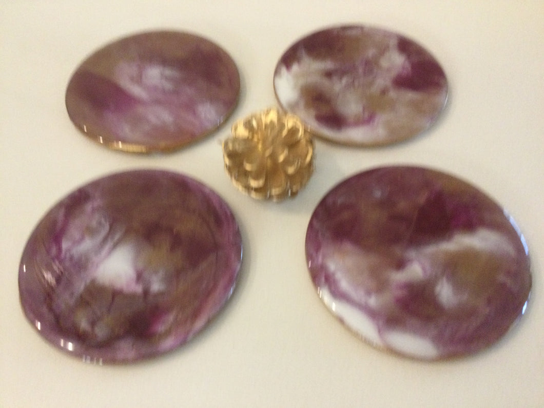 Resin & Cork Coasters