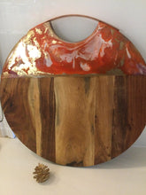 Load image into Gallery viewer, Resin &amp; Acacia Wood Serving Board

