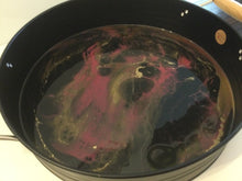 Load image into Gallery viewer, Black Metal &amp; Resin Tray
